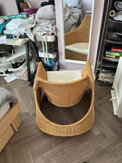 Wicker Rocking Chair (IKEA Hejka)