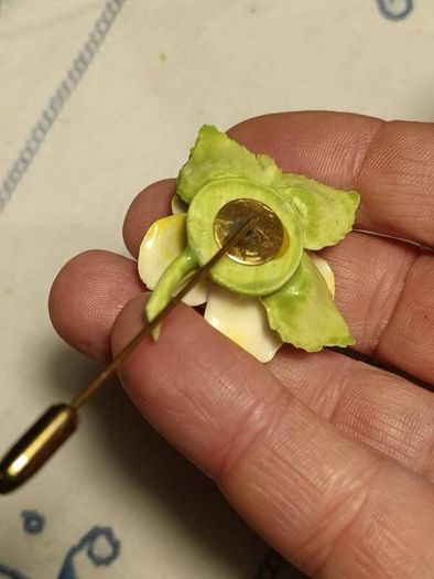 Coalport Vintage Fine Bone China Stickpin