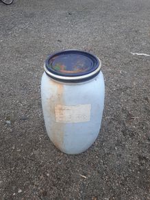 plastic barrel