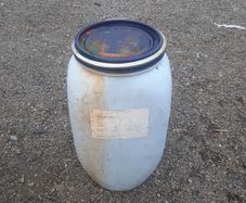 plastic barrel