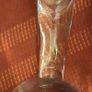 rare vintage glass ericofon book end's Image 3