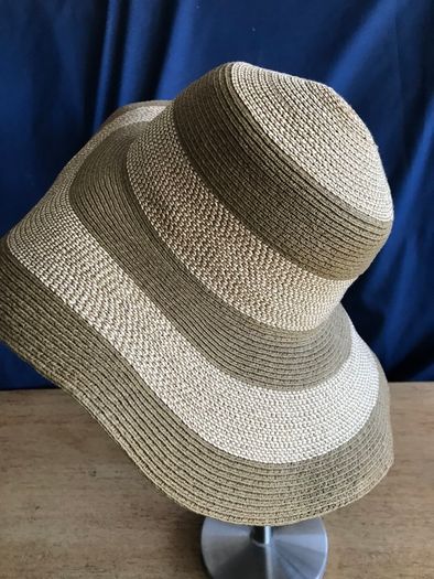 Brown /Beige Stripe Design Hat