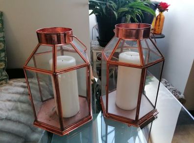 2 Lantern Candle Holders