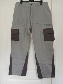 Boohoo men's cargo trousers 34 inch waist
