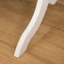 Oval Floor Mirror Shabby Chic Adjustable Tilt dim. 48W x 46D x 147H cm MDF White Image 8