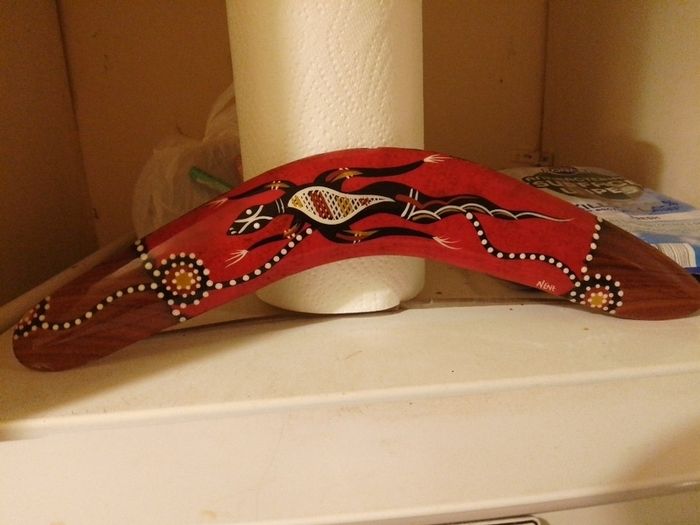 wiradjuri tribe authentic boomerang