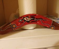 wiradjuri tribe authentic boomerang