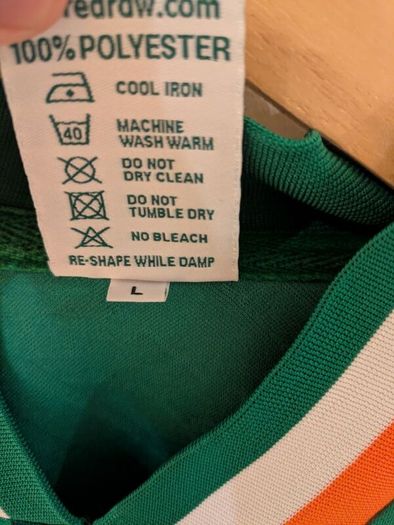Authentic Score Draw x Ireland FAI 1994 jersey shirt large mens