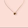 Heart Shaped Plated Necklace Image 2