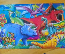 Large Glow in the Dark Dinos Jigsaw 100 Pieces