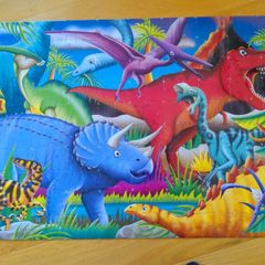 Large Glow in the Dark Dinos Jigsaw 100 Pieces