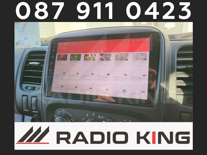 Premium Carplay Renault Trafic Android Auto Stereo