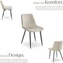 Set of 4 dining chairs  FREE DELIVERY Image 5