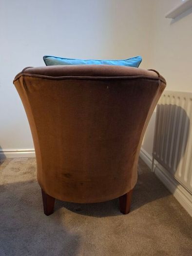 Chaise lounge with matching armchair
