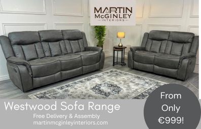 New Westwood 3+2 Grey Colour Sofa Sets