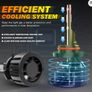 KATUR HB3 LED Headlight Bulb, 80W 16000LM 6000K Cool White 400% Brightness Image 5