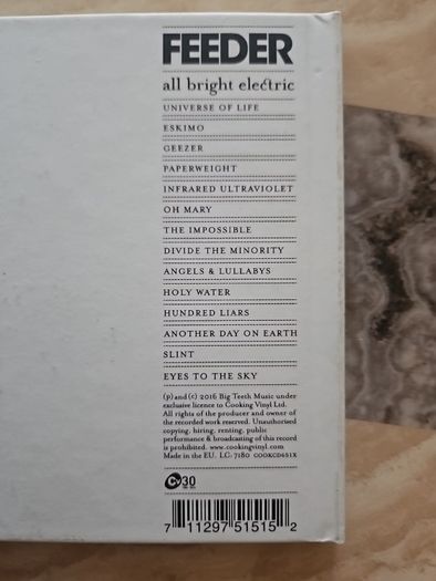 Feeder CD (Signed) - All Bright Electric