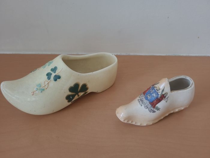 Vintage porcelain clogs