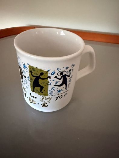 Vintage 1990s Friends TV show mug. Made in England