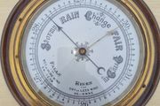 Large antique aneroid barometer
