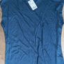 Paul Costelloe grey/navy top Image 2