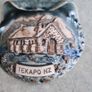 Vintage handmade in new zealand 1 pc of wall hanging plaques  hat shaped as small flower vase Image 2