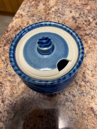 New Agnew Pottery Sugar Bowl/Jam Dish with lid