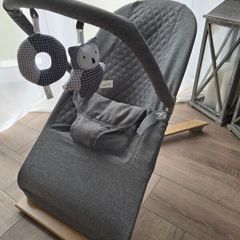 grey baby bouncer