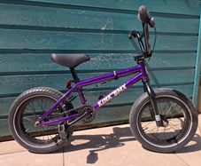 Kink Pump 14" BMX Kids Bike Purple