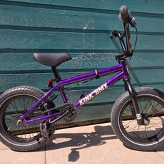 Kink Pump 14" BMX Kids Bike Purple