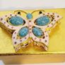 Butterfly Handmade Crystal Studded Trinket Box - Multi Image 2