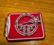 Vintage Tara Brooch. Celtic Design.