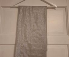 Pamela Scott Silver Glittery Shawl