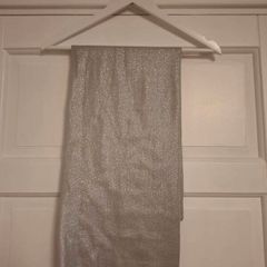 Pamela Scott Silver Glittery Shawl