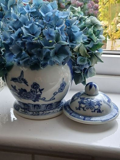 Small Chinese Blue and White Ginger Jar