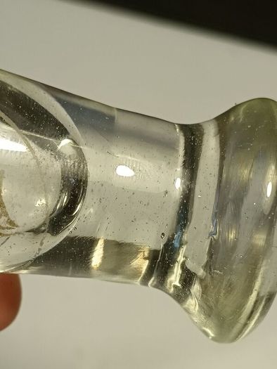 Rare Georgian etched toasting glass