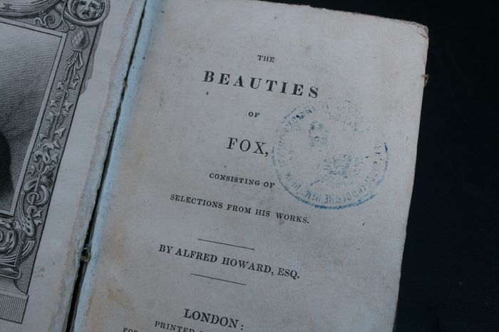 The Beauties Of Fox, Consisting Of Selections From His Works by Alfred Howard