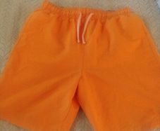 Boys orange swim shorts