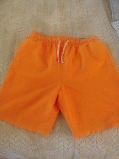 Boys orange swim shorts