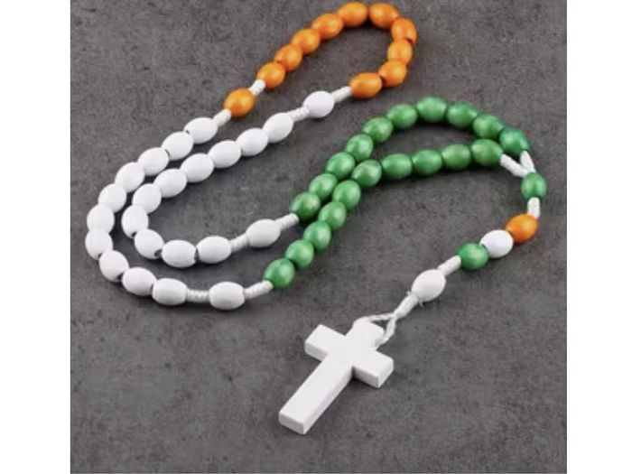 Tri-colour Rosary Beads