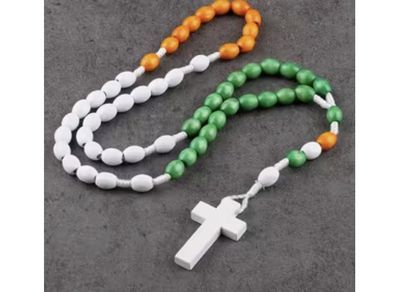 Tri-colour Rosary Beads