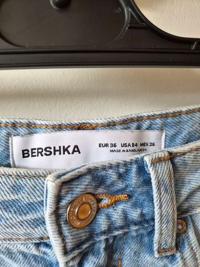 Bershka ripped denim shorts