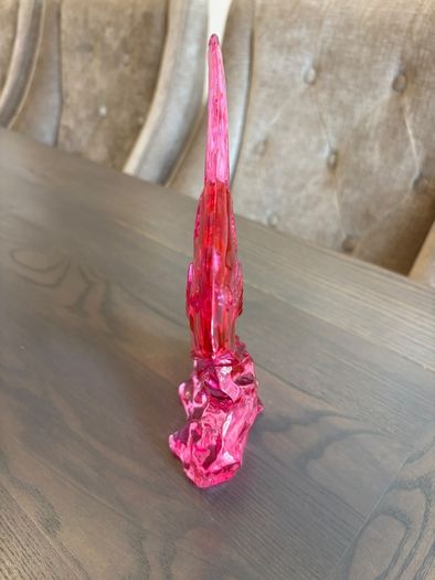 Large Waterford Crystal Pink Angel Fish