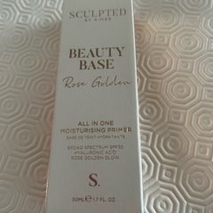 Sculpted by Aimee Beauty Base.  Rose Golden Moisturising Primer 50ml