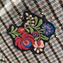 Zara Floral Applique A-Line Mini Skirt - Size M Image 3
