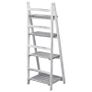 4-Tier Plant Stand Grey 43x33x113 cm Wood Image 2