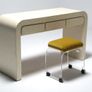 Waterfall Console Table with drawers, USA, 1980s. Image 5