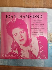 Joan Hammond Operatic Arias Columbia EP