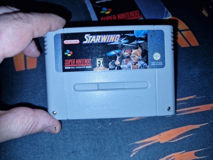 Starwing Snes Super Nintendo Arcade Retro Games Original