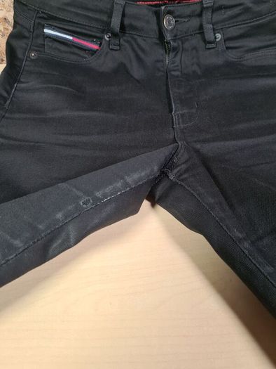 Womens Tommy Hilfiger Sylvia black super skinny high rise jeans Size W 27 L 30 A2